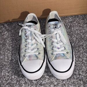 Converse Women's Faded Multicolor Iridescent Sneakers 9